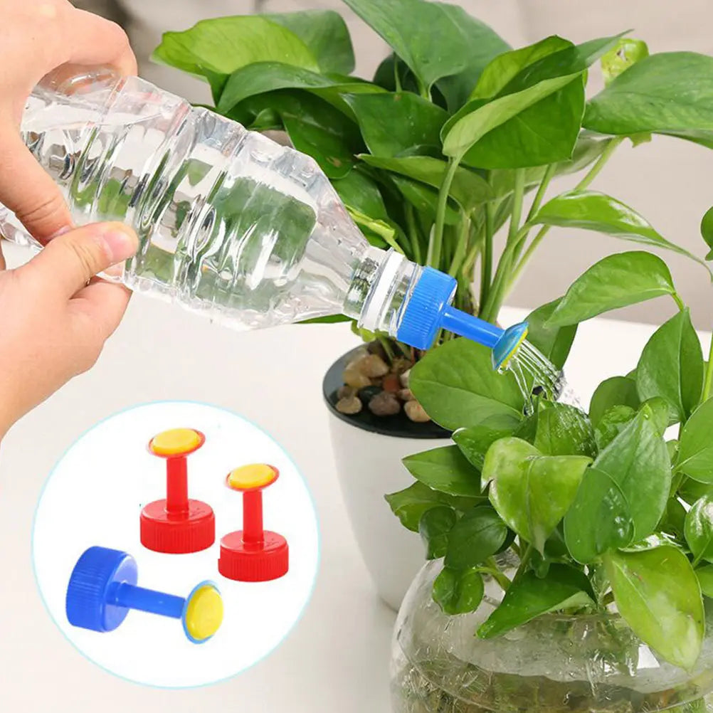 10Pcs Garden Watering Sprinklers Sprinkler Nozzle for Flower Care Portable Bottle Watering Nozzles Sturdy Plastic Reusable