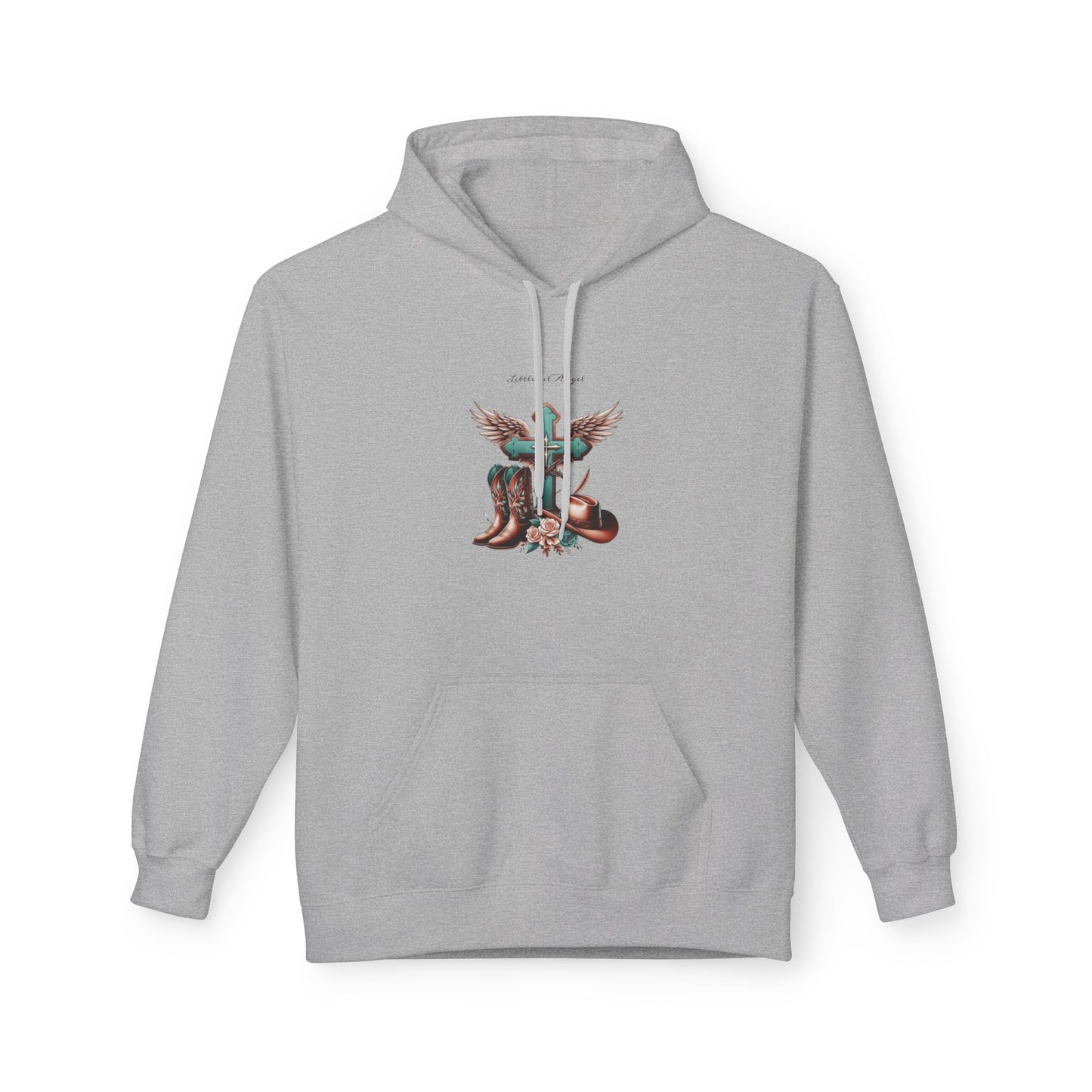 Winged Cowgirl Boots Hoodie | Western Angel Boots Design