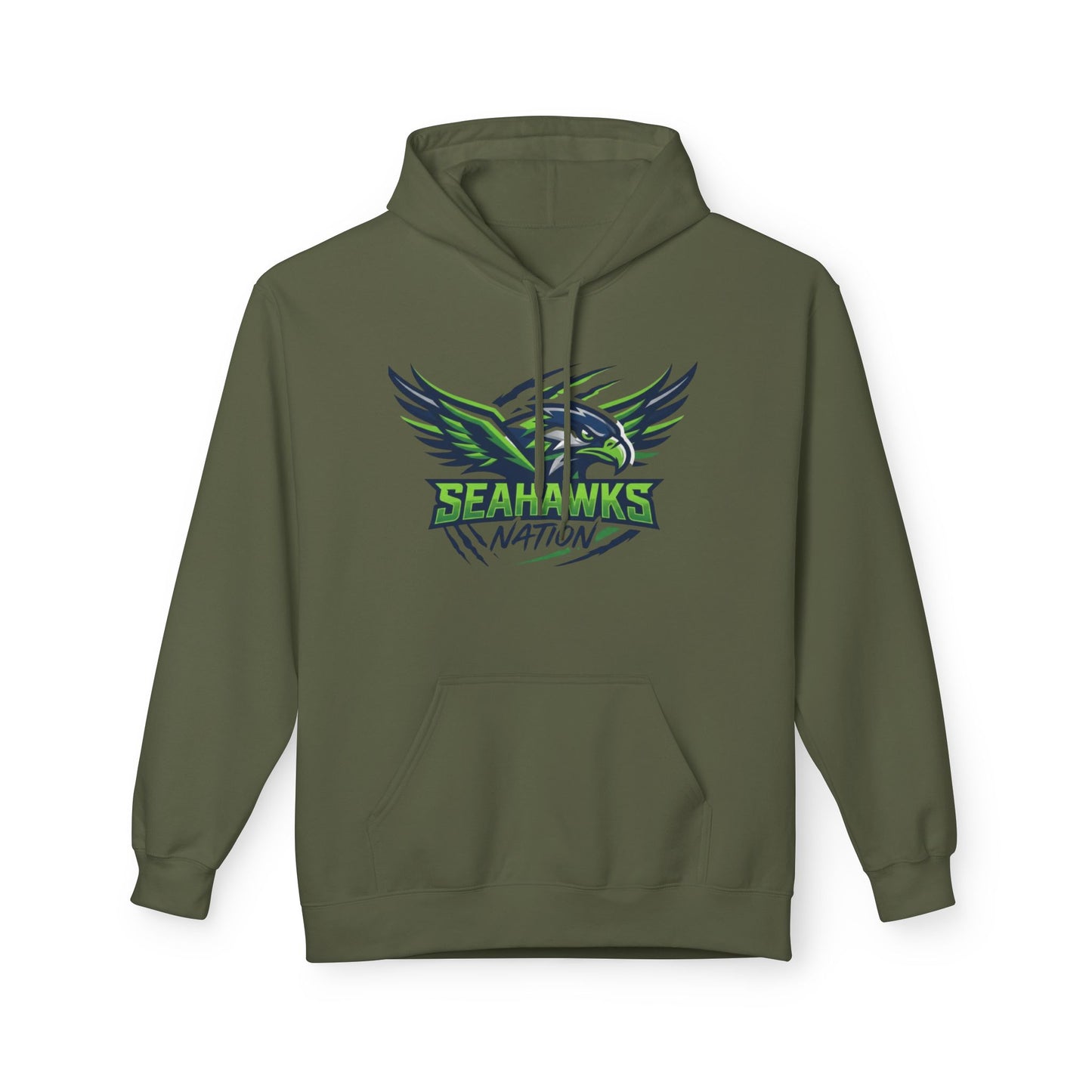 Seahawks Nation Hoodie — Football Fan Crewneck Pullover