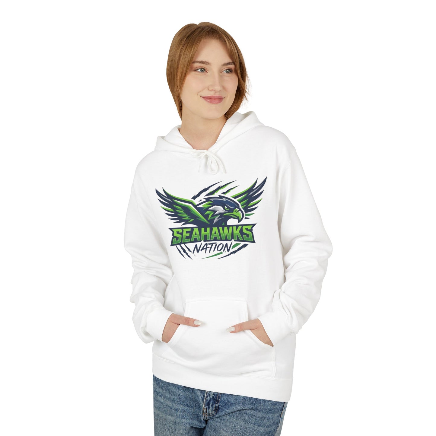 Seahawks Nation Hoodie — Football Fan Crewneck Pullover
