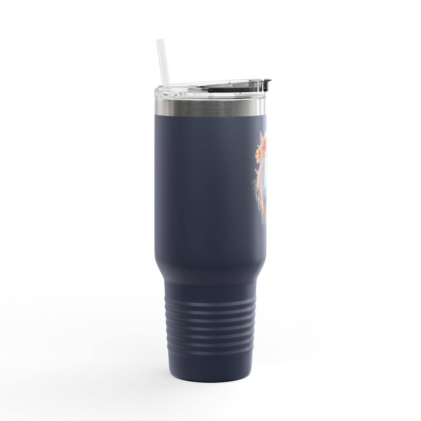 Boho Floral Horse Insulated Travel Mug | 40oz