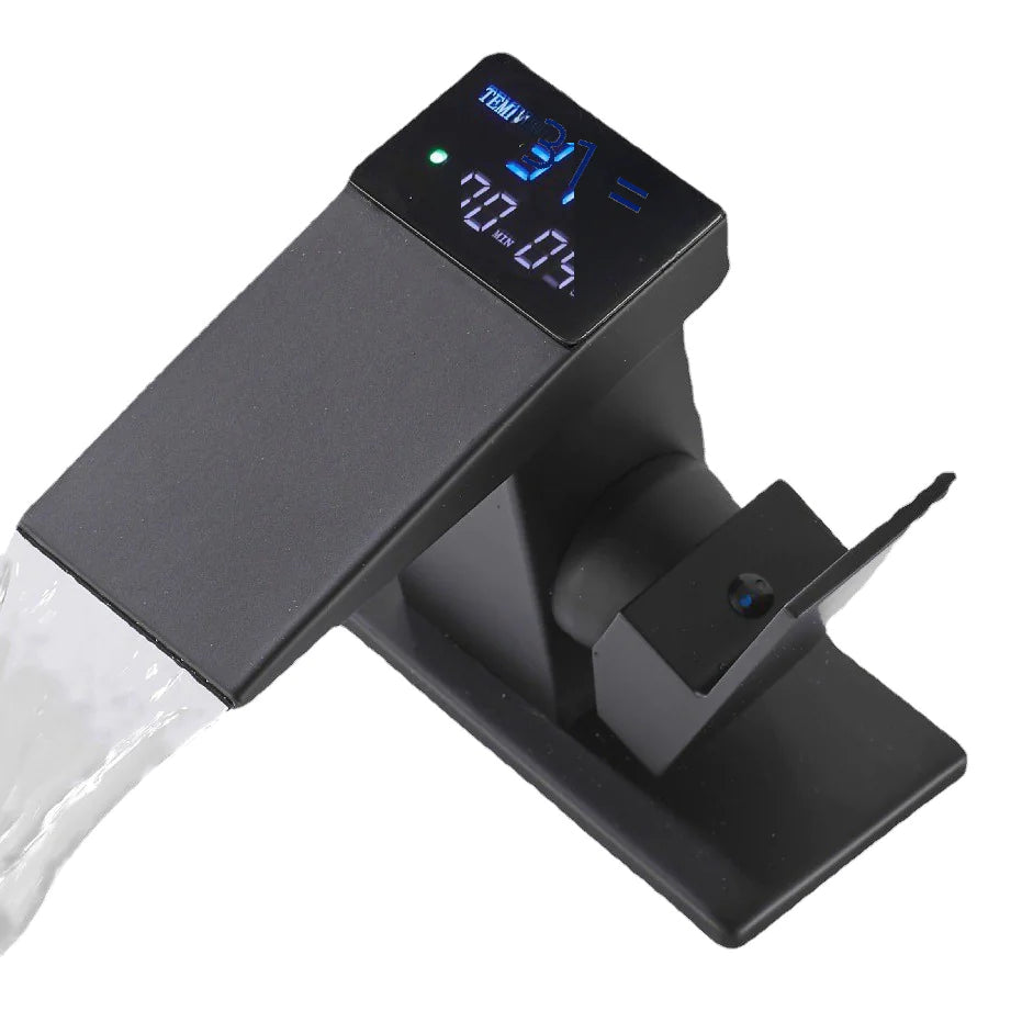 Digital Temperature Display Faucet for Bathroom Sink