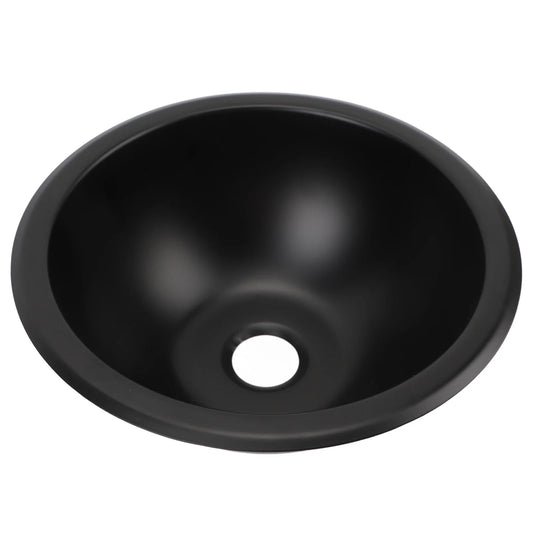 RV Sink 9 X 4in 304 Stainless Steel Round Easy To Clean 40mm Drain Port Hand Wash Basin for RV  Boat  Bathroom Sink